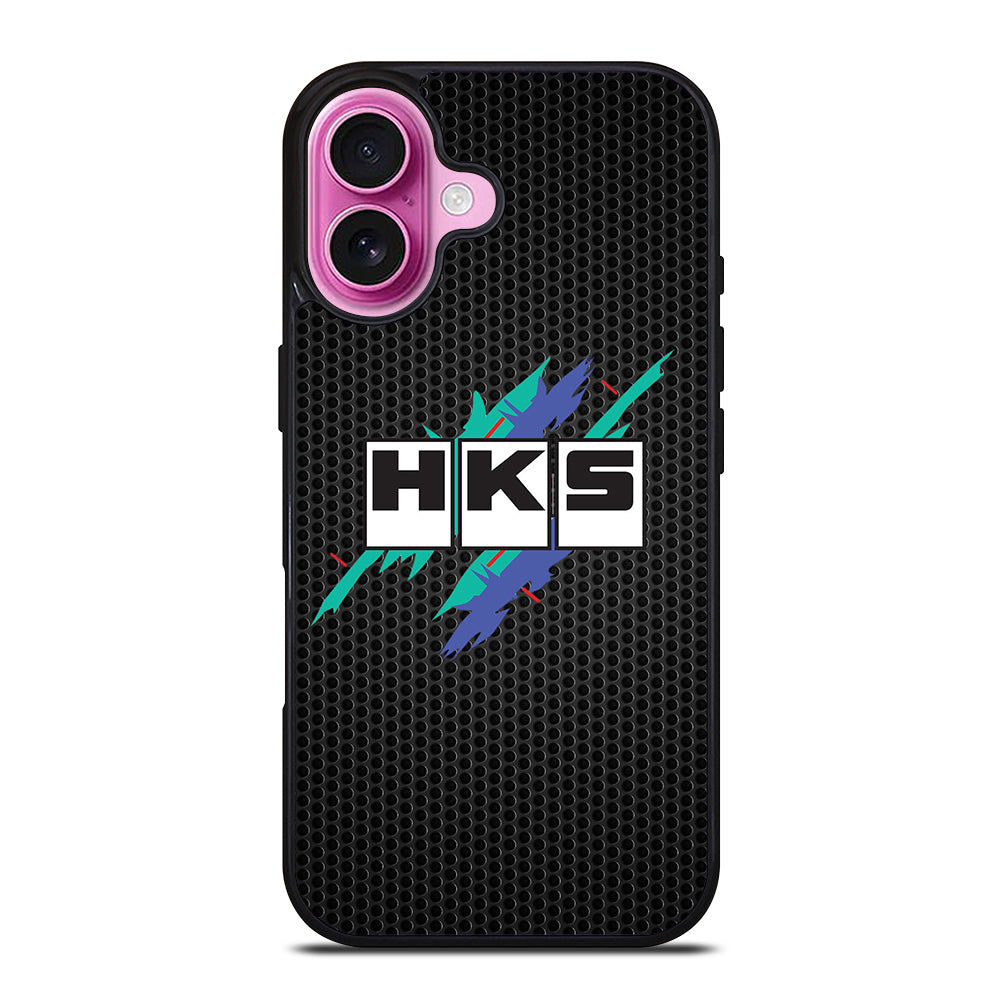 HKS RETRO METAL LOGO iPhone 16 Plus Case Cover