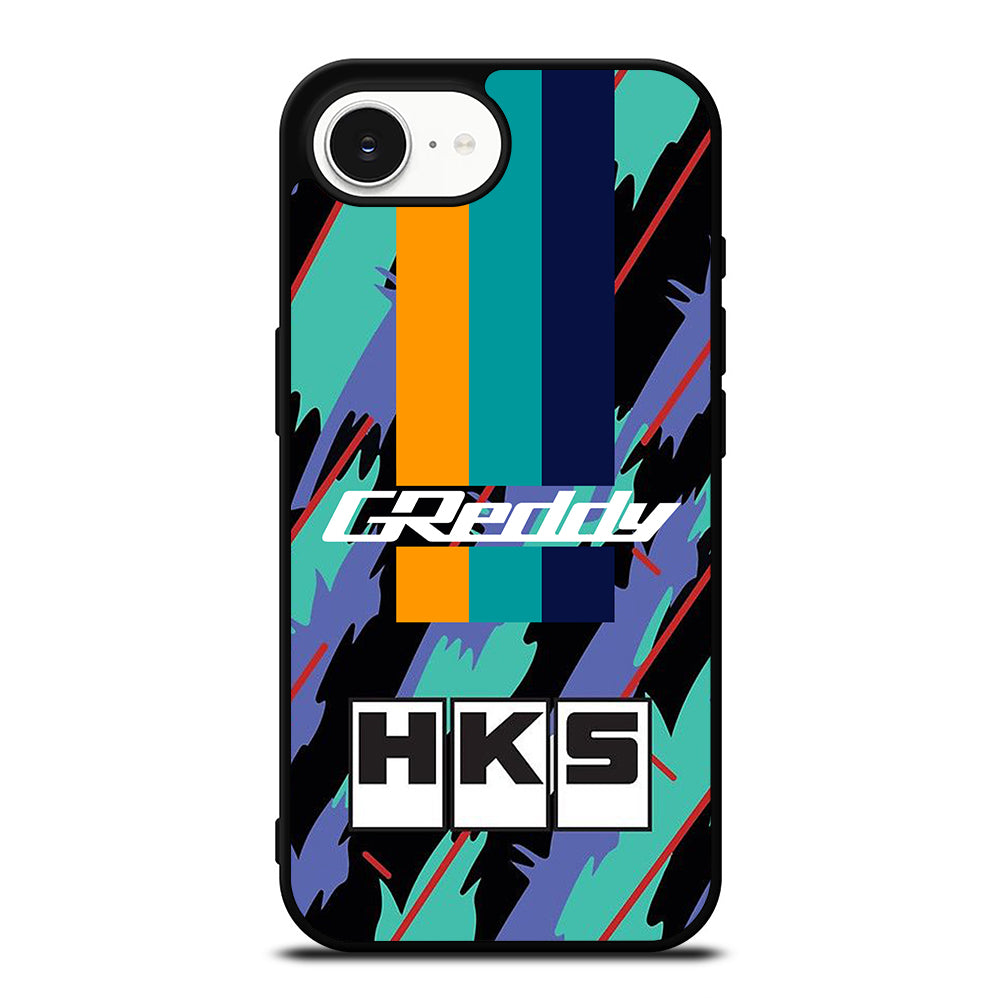 HKS RETRO PATTERN iPhone 16e Case Cover