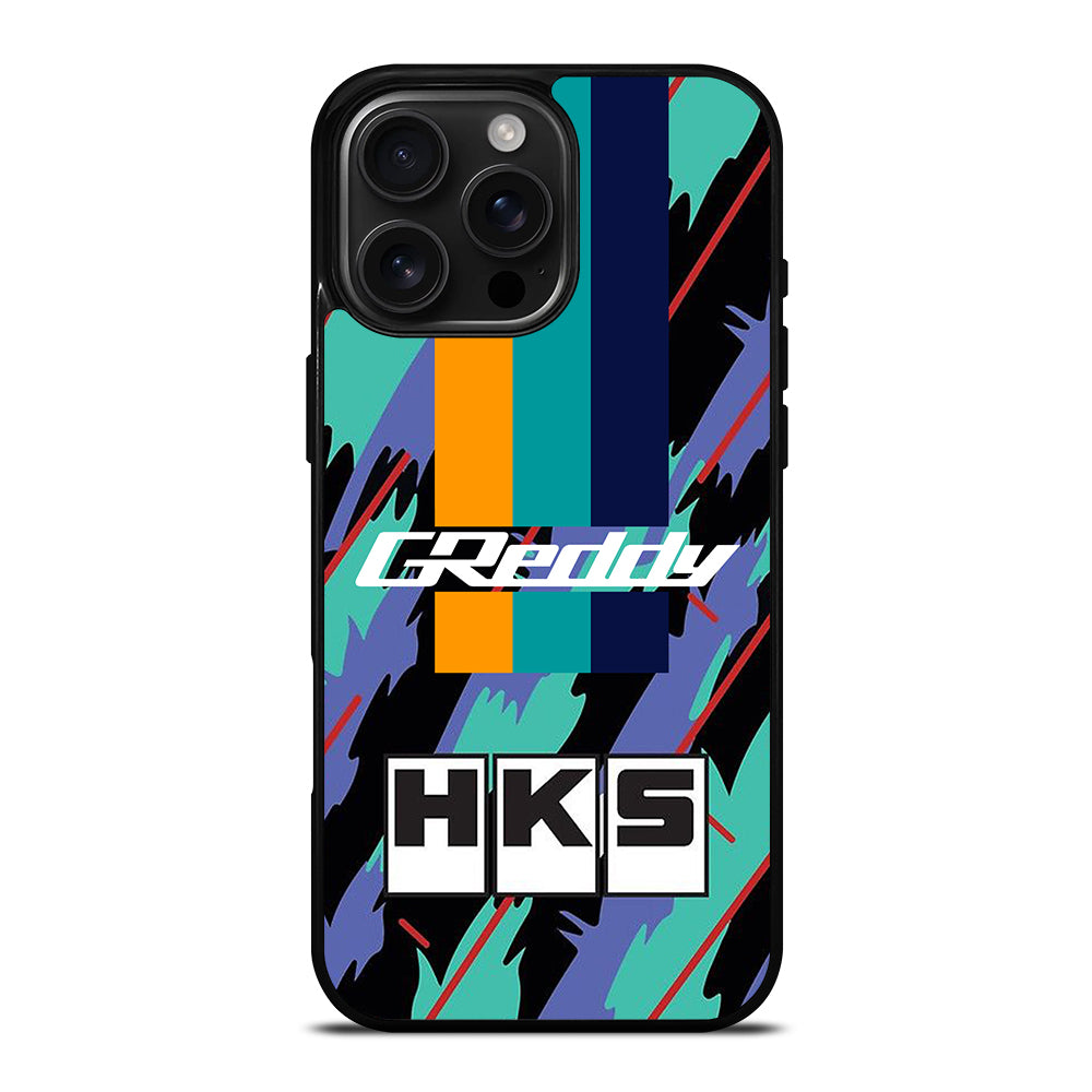 HKS RETRO PATTERN iPhone 16 Pro Max Case Cover