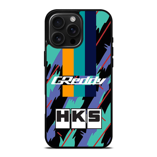 HKS RETRO PATTERN iPhone 16 Pro Max Case Cover