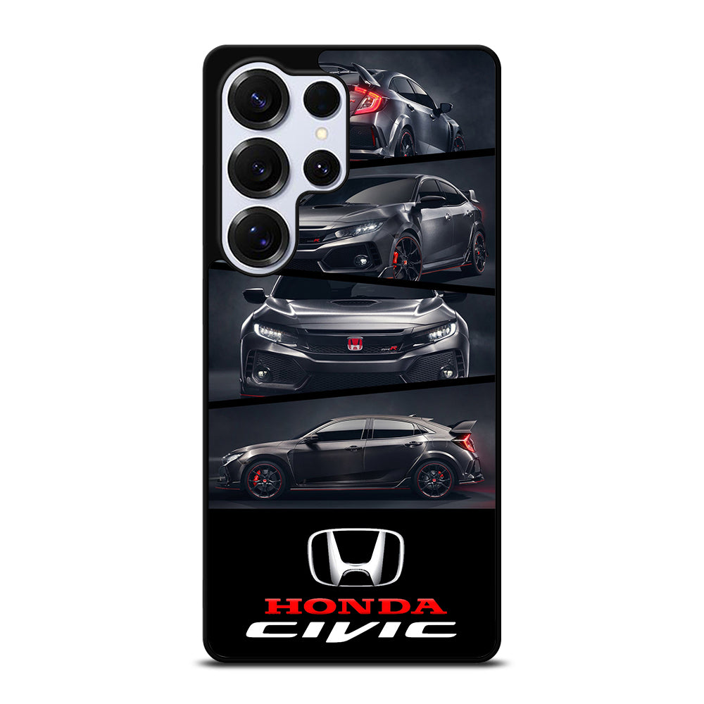 HONDA CIVIC BLACK CAR Samsung Galaxy S25 Ultra Case Cover