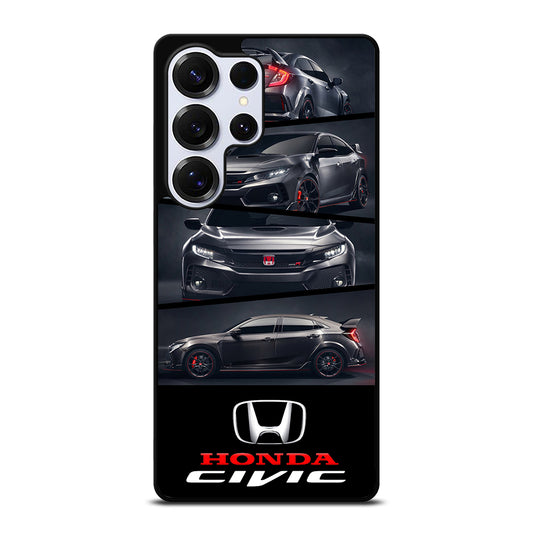 HONDA CIVIC BLACK CAR Samsung Galaxy S25 Ultra Case Cover