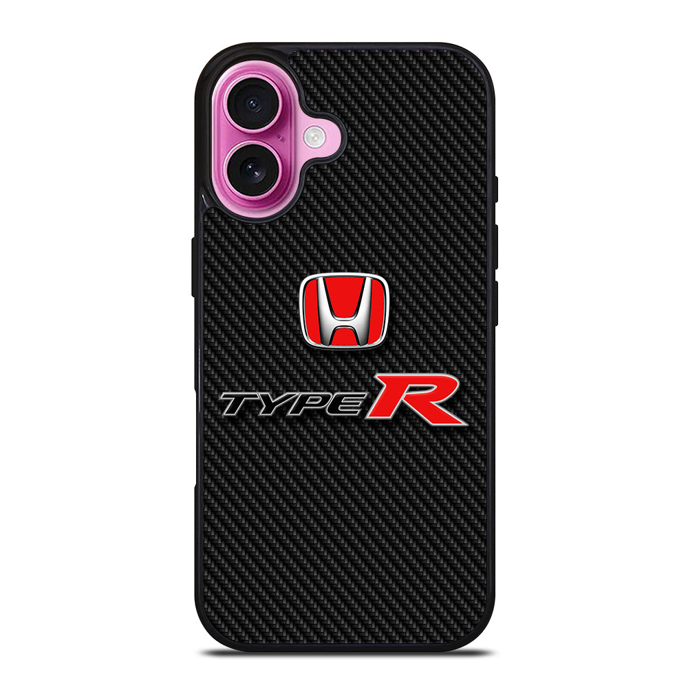 HONDA TYPE R CARBON LOGO iPhone 16 Plus Case Cover