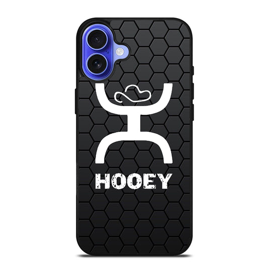 HOOEY LOGO METAL LOGO iPhone 16 Case Cover