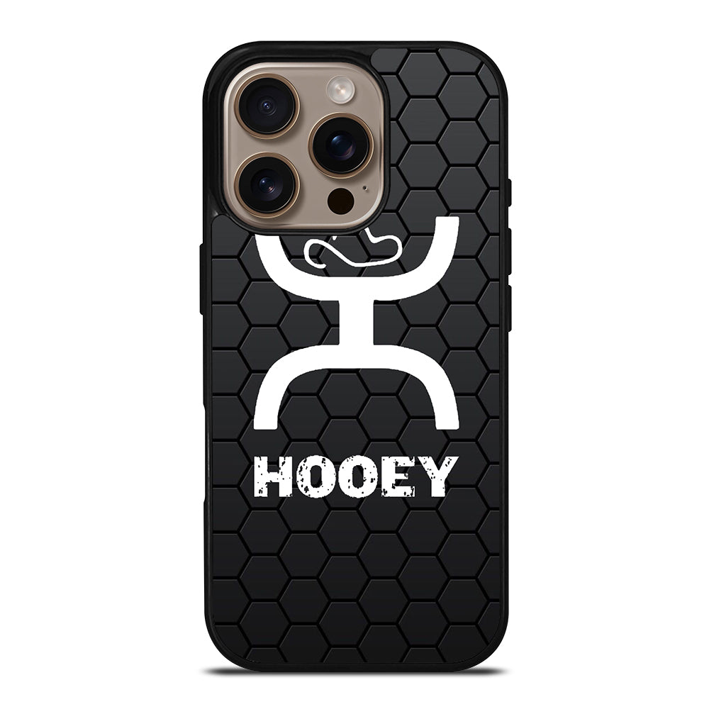 HOOEY LOGO METAL LOGO iPhone 16 Pro Case Cover