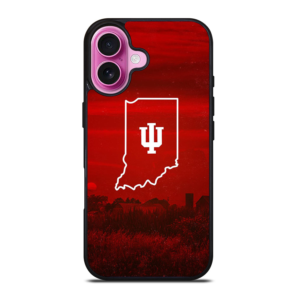 HOOSIER STATE OF MIND INDIANA 3 iPhone 16 Plus Case Cover