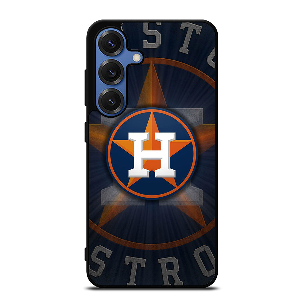 HOUSTON ASTROS MLB LOGO 1 Samsung Galaxy S25 Case Cover