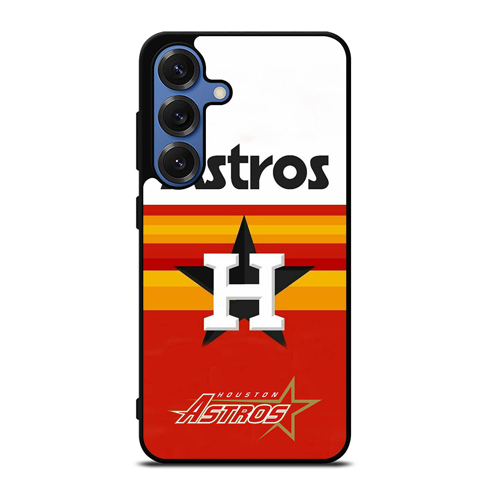 HOUSTON ASTROS MLB LOGO 2 Samsung Galaxy S25 Case Cover