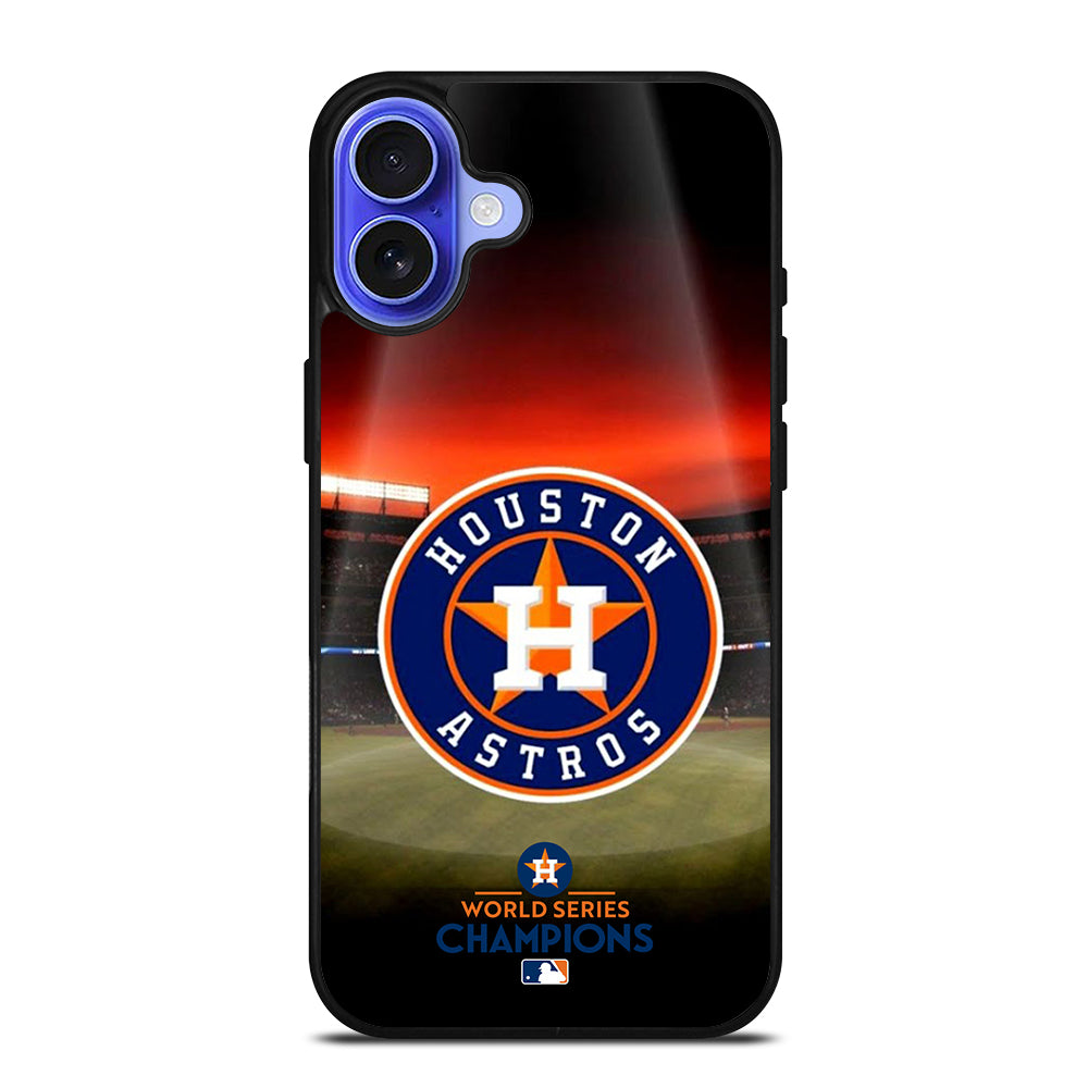 HOUSTON ASTROS MLB LOGO 3 iPhone 16 Case Cover