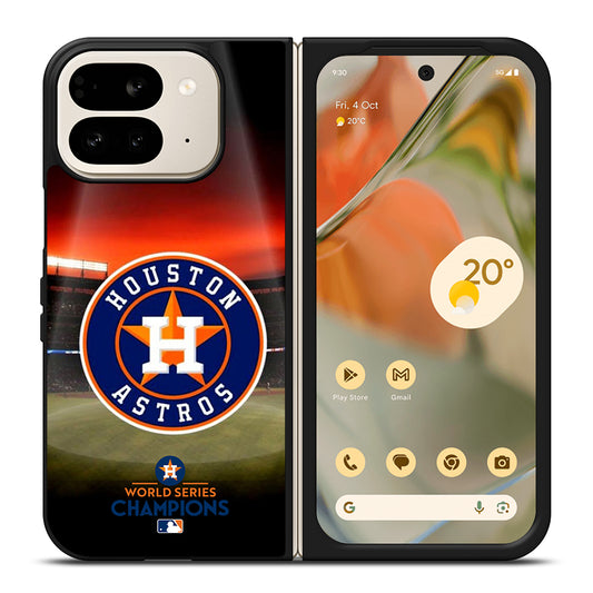 HOUSTON ASTROS MLB LOGO 3 Google Pixel 9 Pro Fold Case Cover