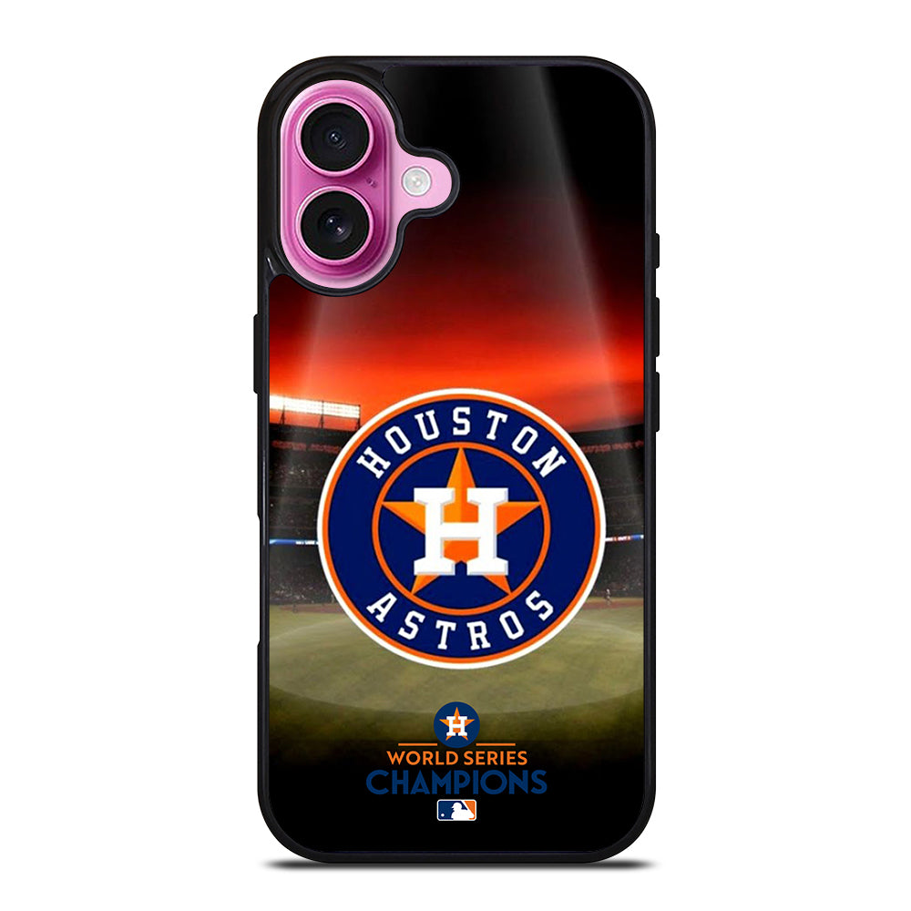 HOUSTON ASTROS MLB LOGO 3 iPhone 16 Plus Case Cover