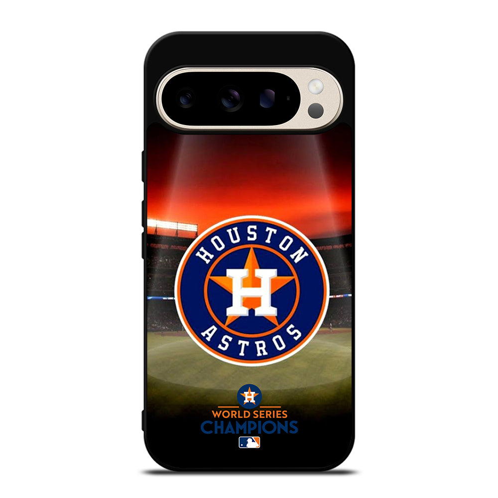 HOUSTON ASTROS MLB LOGO 3 Google Pixel 9 Pro Case Cover