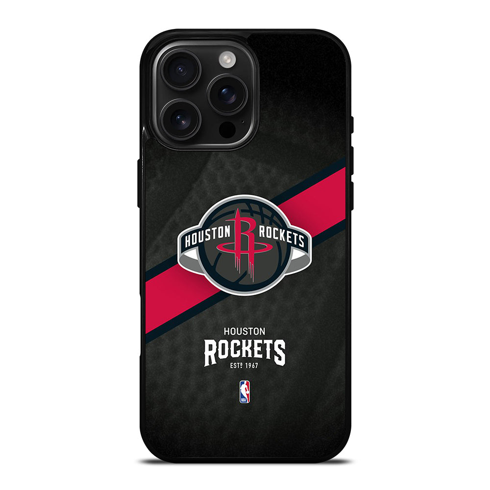 HOUSTON ROCKETS NBA LOGO 1 iPhone 16 Pro Max Case Cover