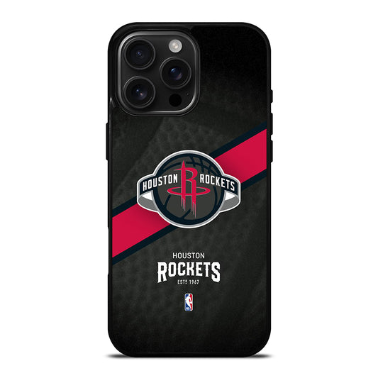 HOUSTON ROCKETS NBA LOGO 1 iPhone 16 Pro Max Case Cover