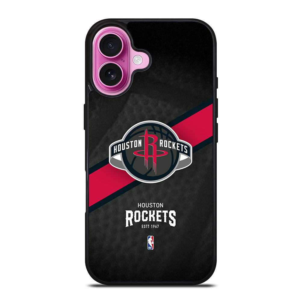 HOUSTON ROCKETS NBA LOGO 1 iPhone 16 Plus Case Cover