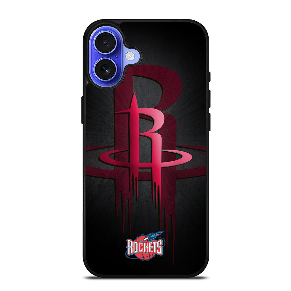 HOUSTON ROCKETS NBA LOGO 3 iPhone 16 Case Cover