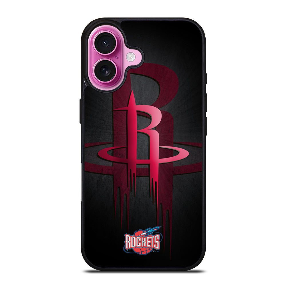 HOUSTON ROCKETS NBA LOGO 3 iPhone 16 Plus Case Cover