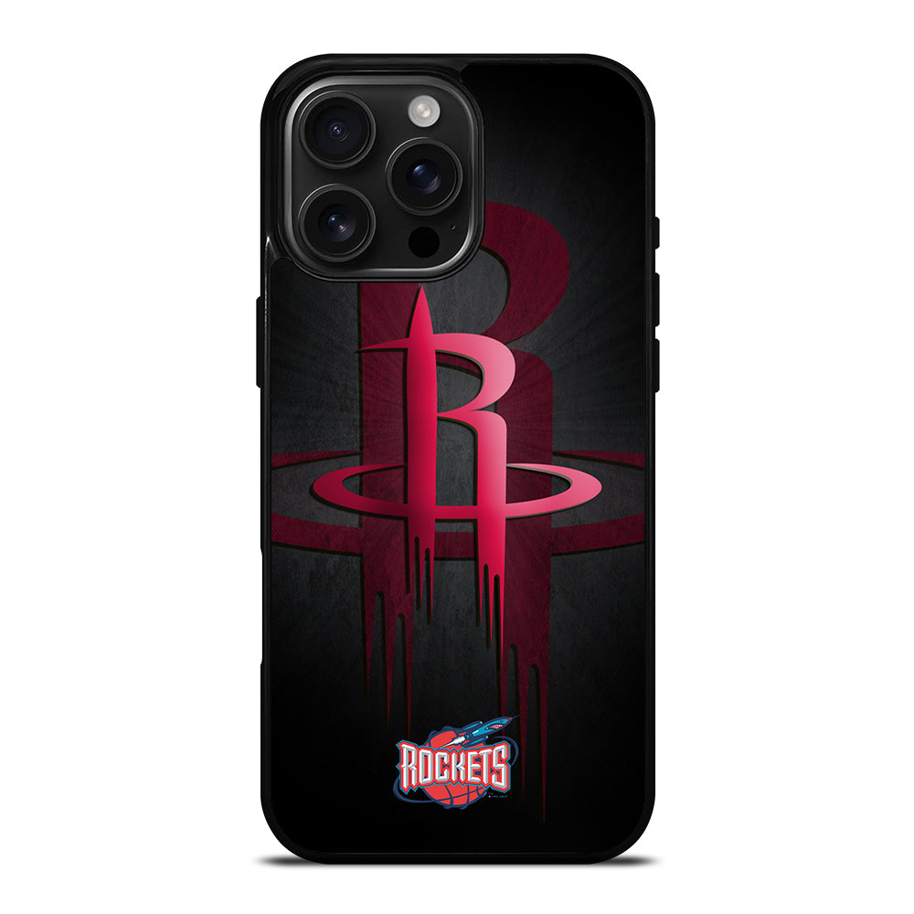 HOUSTON ROCKETS NBA LOGO 3 iPhone 16 Pro Max Case Cover