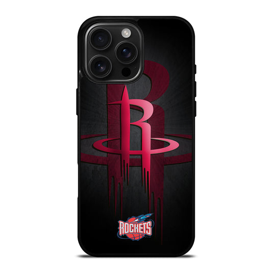 HOUSTON ROCKETS NBA LOGO 3 iPhone 16 Pro Max Case Cover
