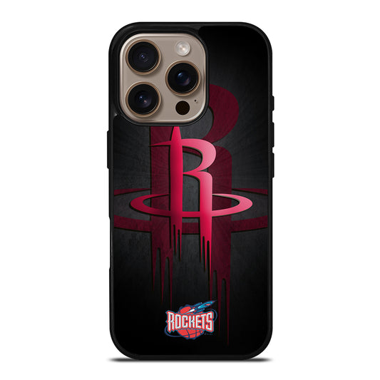 HOUSTON ROCKETS NBA LOGO 3 iPhone 16 Pro Case Cover