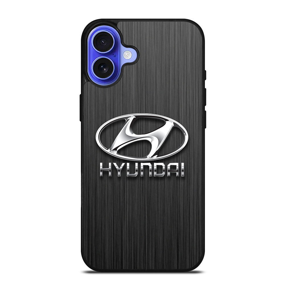 HYUNDAI LOGO METAL iPhone 16 Case Cover