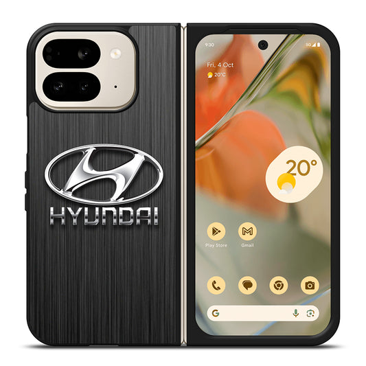 HYUNDAI LOGO METAL Google Pixel 9 Pro Fold Case Cover