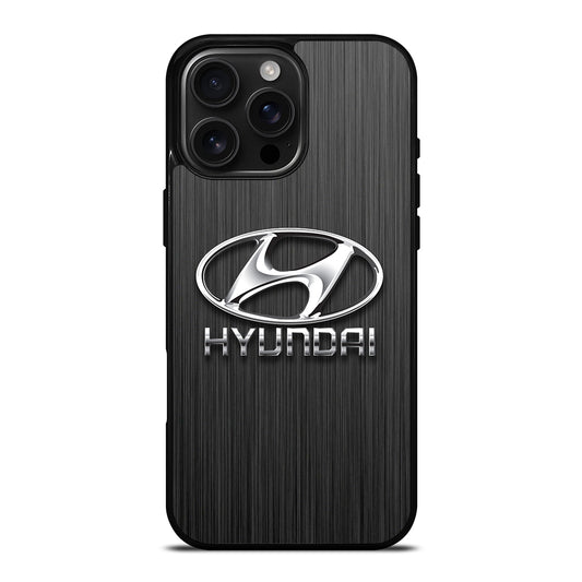 HYUNDAI LOGO METAL iPhone 16 Pro Max Case Cover