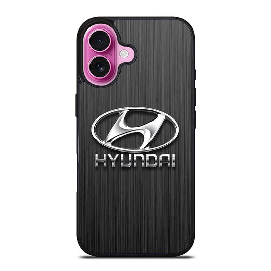 HYUNDAI LOGO METAL iPhone 16 Plus Case Cover