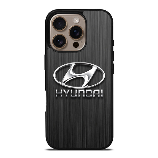 HYUNDAI LOGO METAL iPhone 16 Pro Case Cover