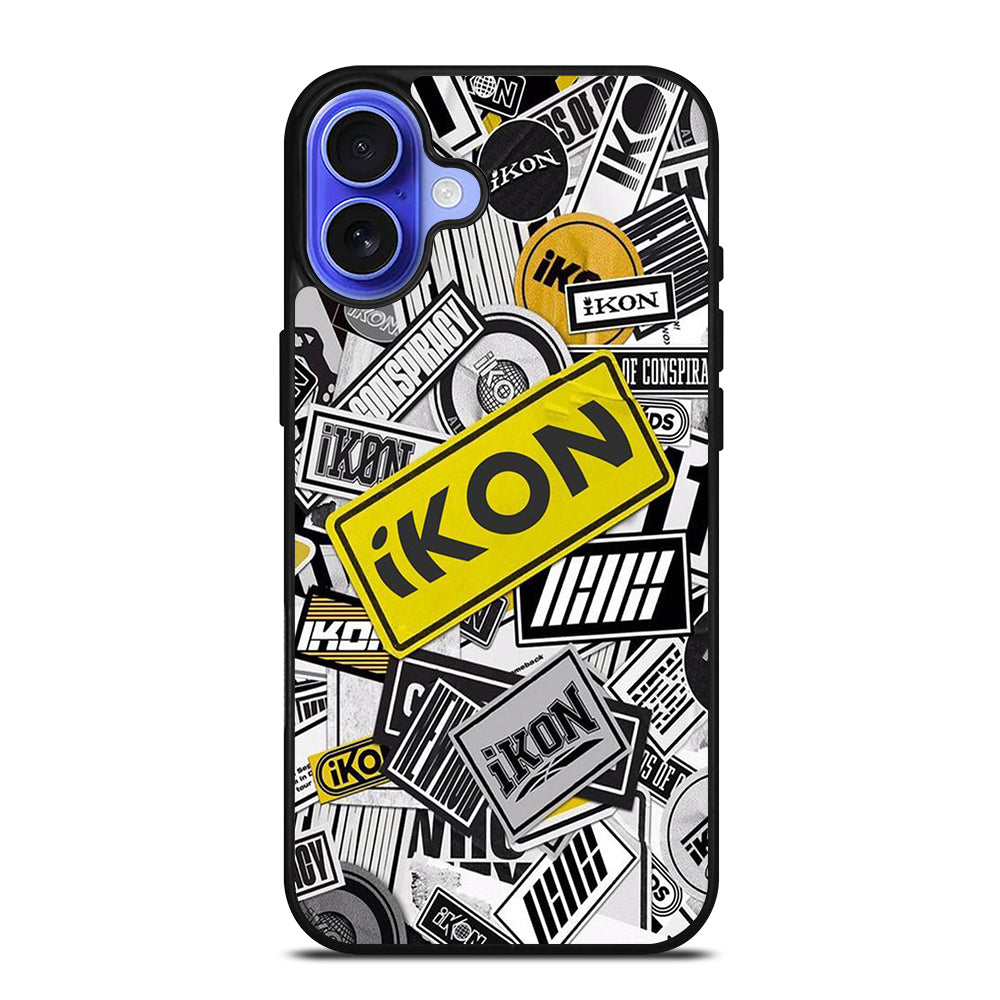 IKON KPOP LOGO iPhone 16 Case Cover