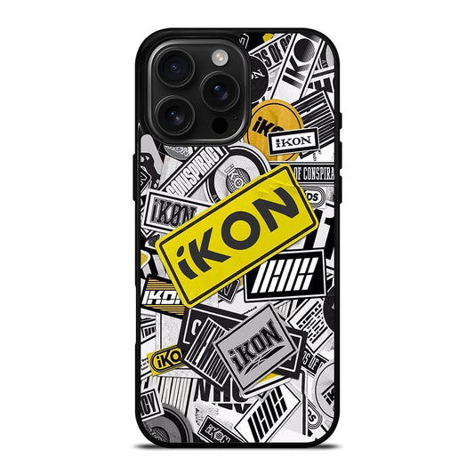 IKON KPOP LOGO iPhone 16 Pro Max Case Cover