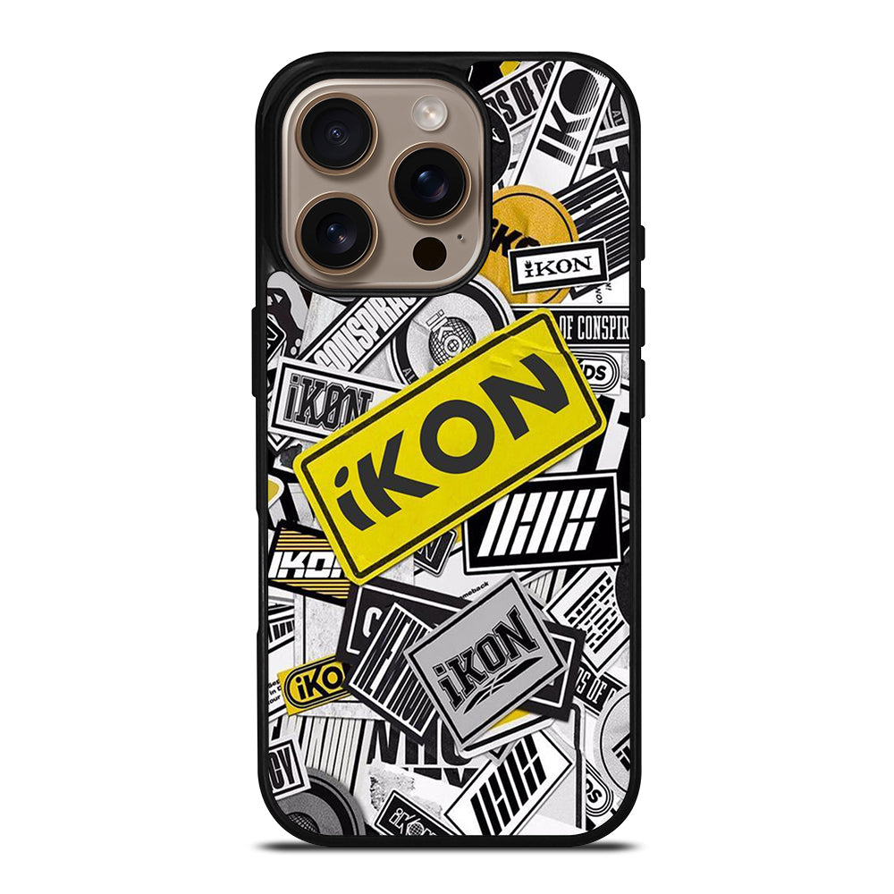 IKON KPOP LOGO iPhone 16 Pro Case Cover