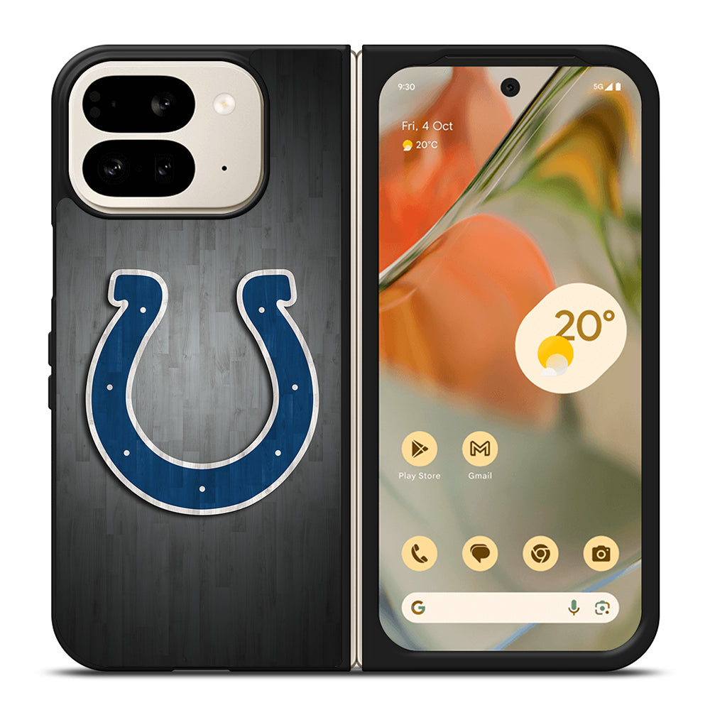 INDIANAPOLIS COLTS WOODEN LOGO Google Pixel 9 Pro Fold Case Cover