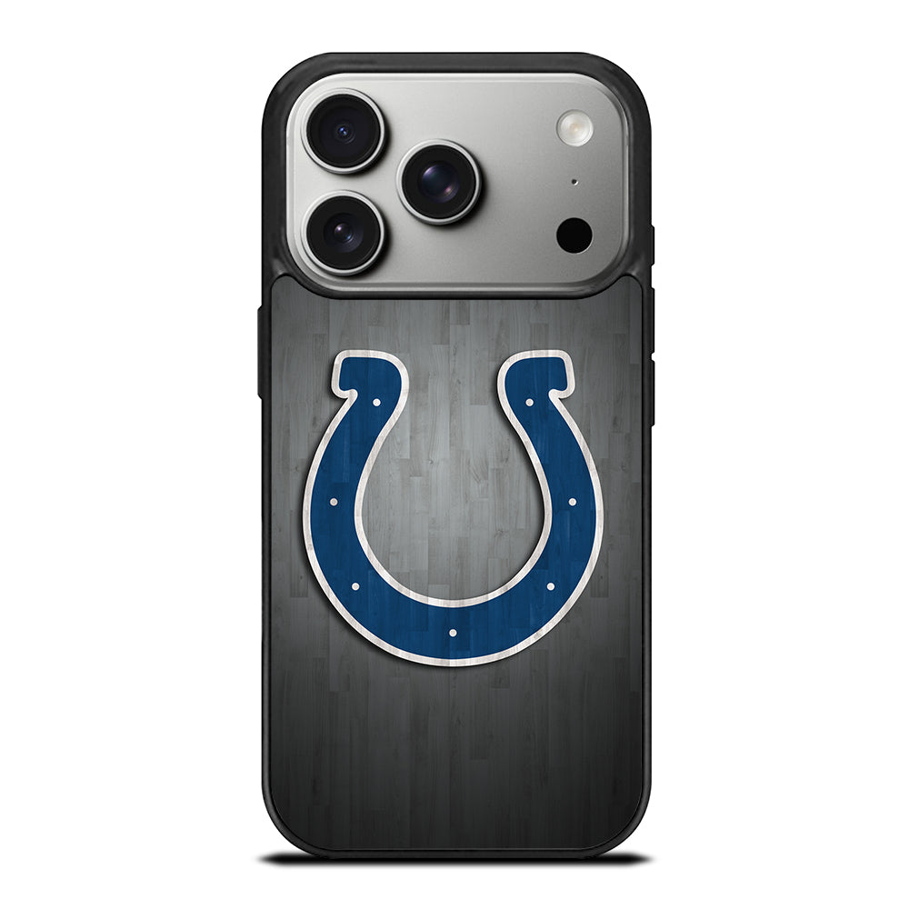 INDIANAPOLIS COLTS WOODEN LOGO iPhone 17 Pro Case Cover