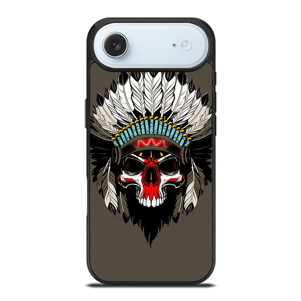 INDIAN FEATHER SKULL ART iPhone Air Case Cover