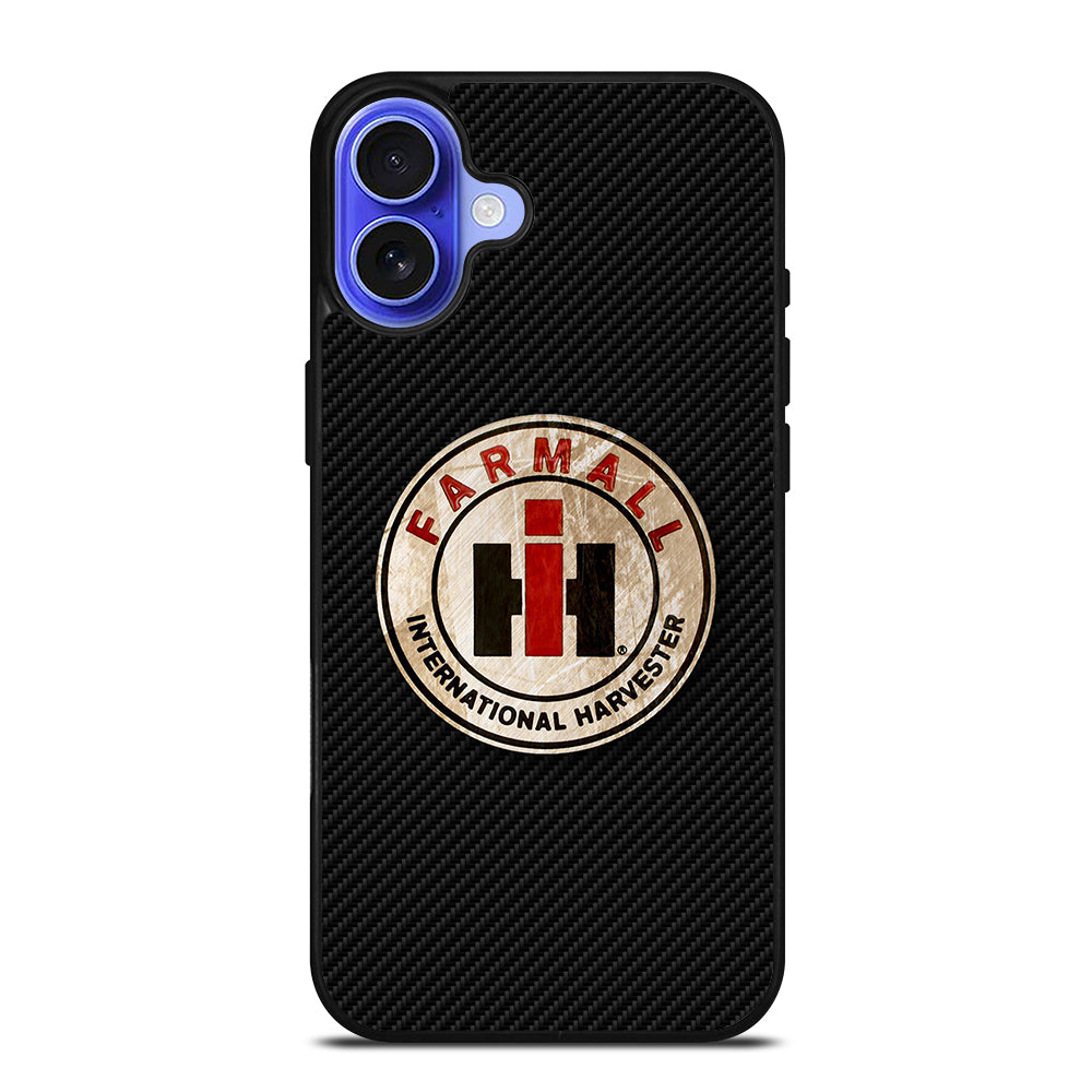 INTERNATIONAL HARVESTER LOGO CARBON iPhone 16 Case Cover