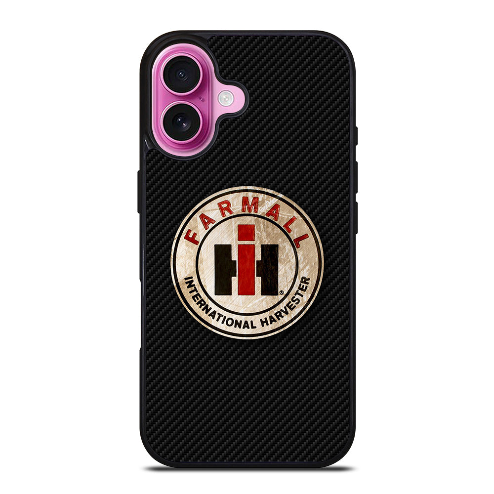 INTERNATIONAL HARVESTER LOGO CARBON iPhone 16 Plus Case Cover