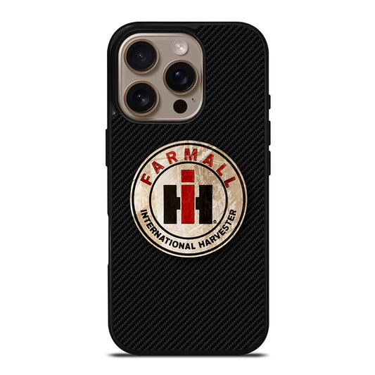 INTERNATIONAL HARVESTER LOGO CARBON iPhone 16 Pro Case Cover