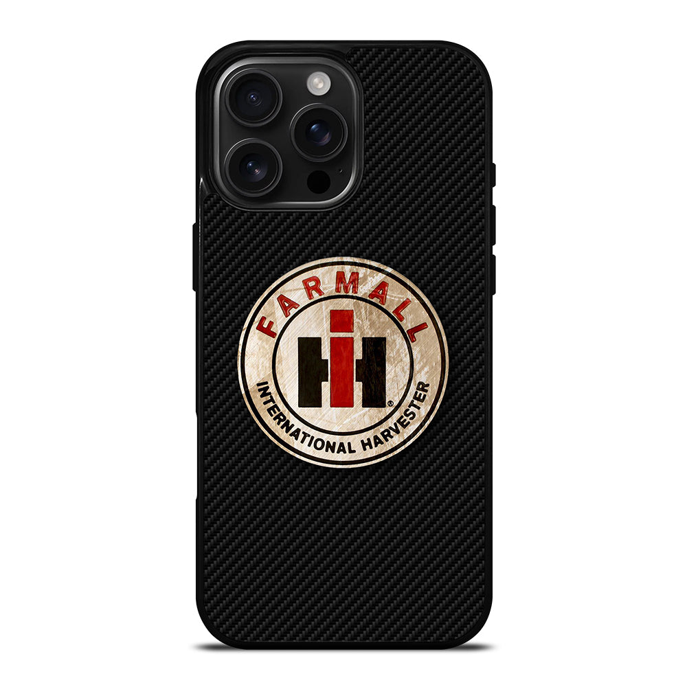 INTERNATIONAL HARVESTER LOGO CARBON iPhone 16 Pro Max Case Cover