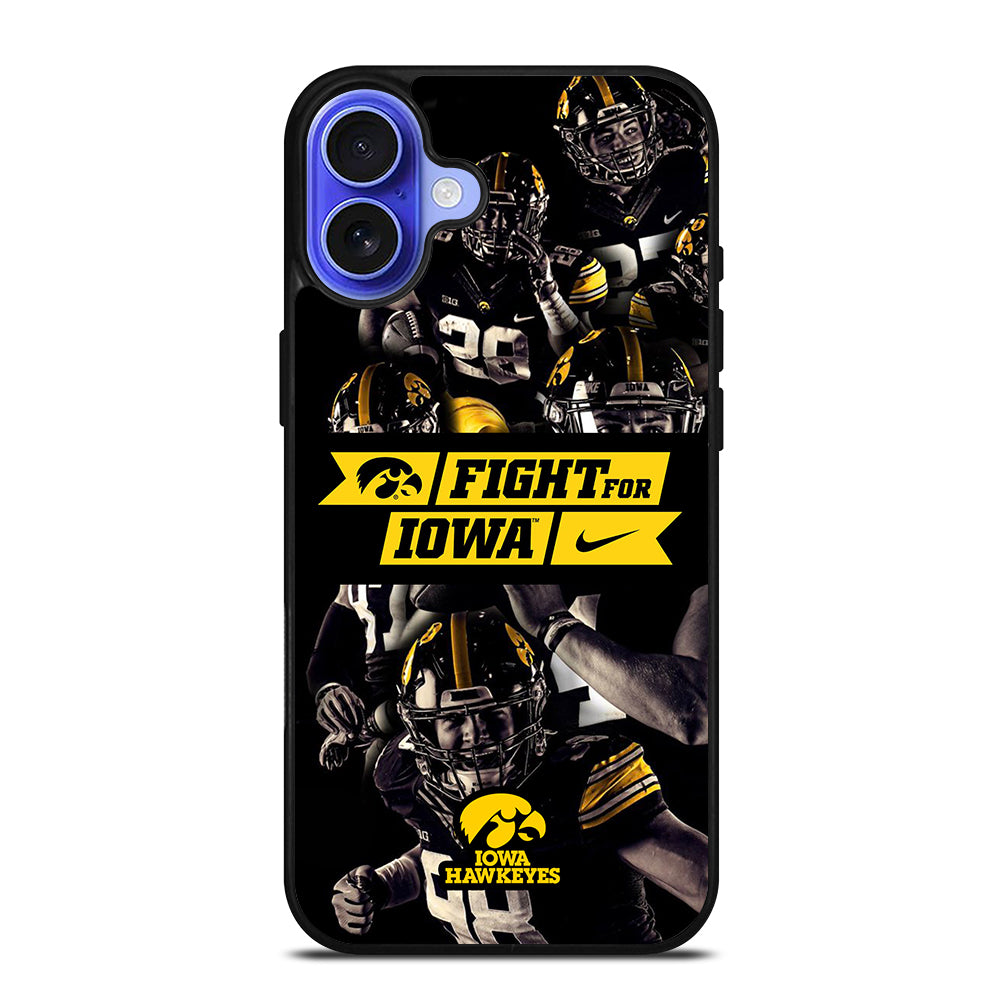 IOWA HAWKEYES FIGHT FOR IOWA 2 iPhone 16 Case Cover