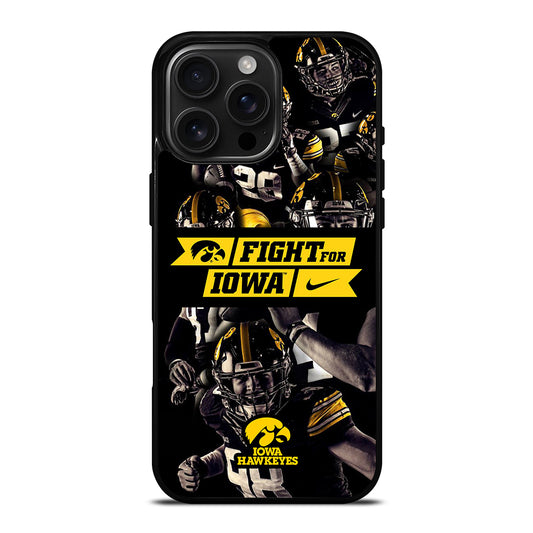 IOWA HAWKEYES FIGHT FOR IOWA 2 iPhone 16 Pro Max Case Cover