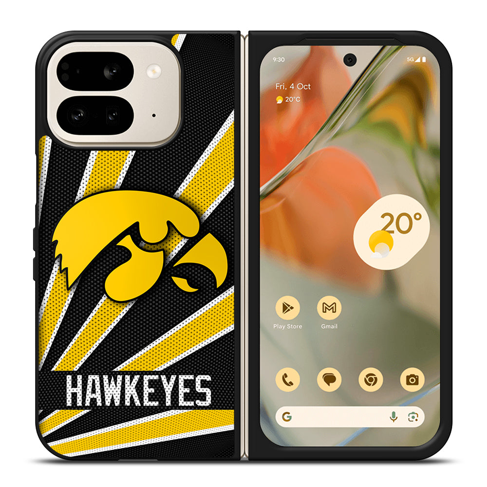 IOWA HAWKEYES FOOTBAL LOGO Google Pixel 9 Pro Fold Case Cover