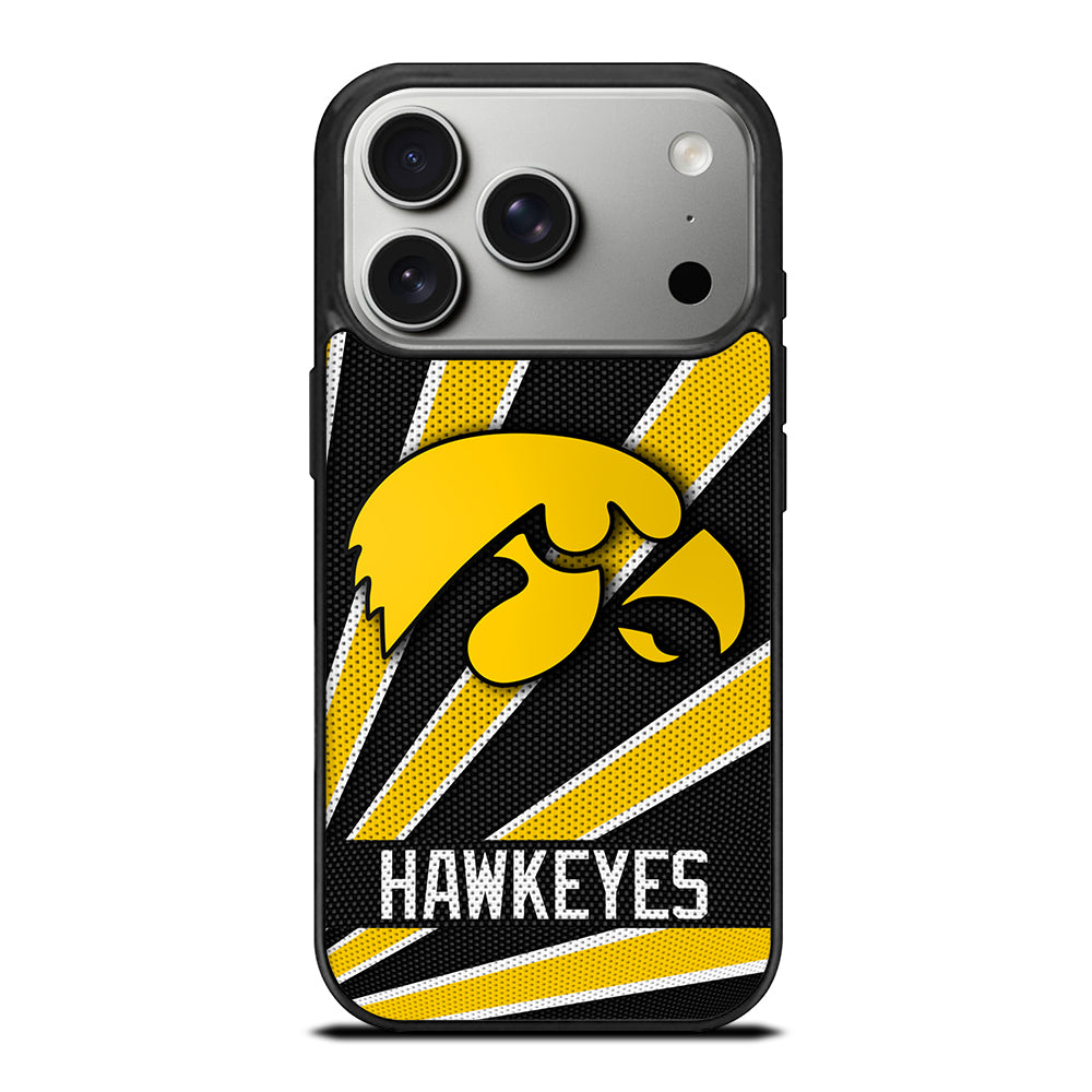 IOWA HAWKEYES FOOTBAL LOGO iPhone 17 Pro Case Cover
