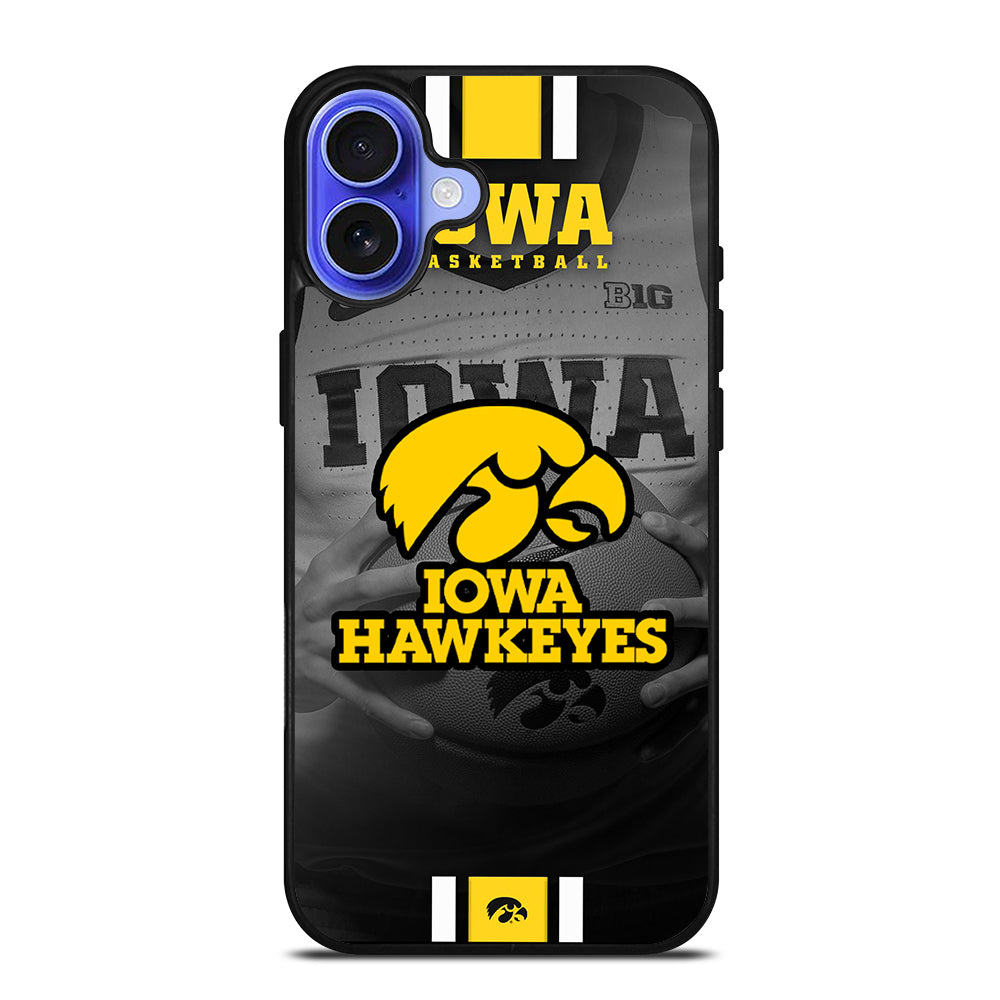 IOWA HAWKEYES LOGO iPhone 16 Case Cover