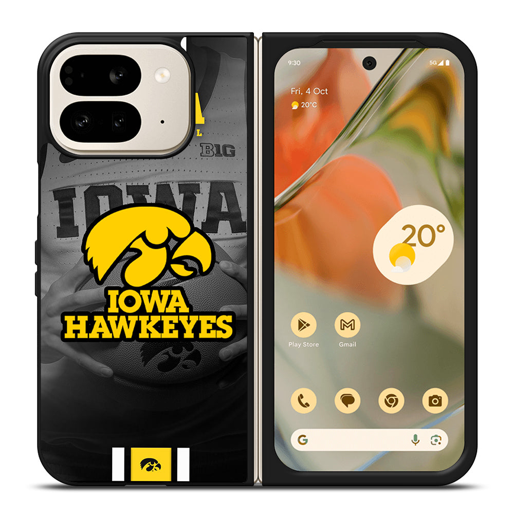 IOWA HAWKEYES LOGO Google Pixel 9 Pro Fold Case Cover