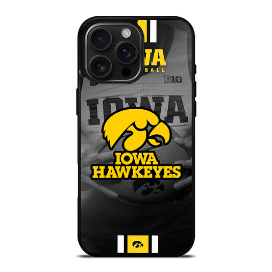 IOWA HAWKEYES LOGO iPhone 16 Pro Max Case Cover