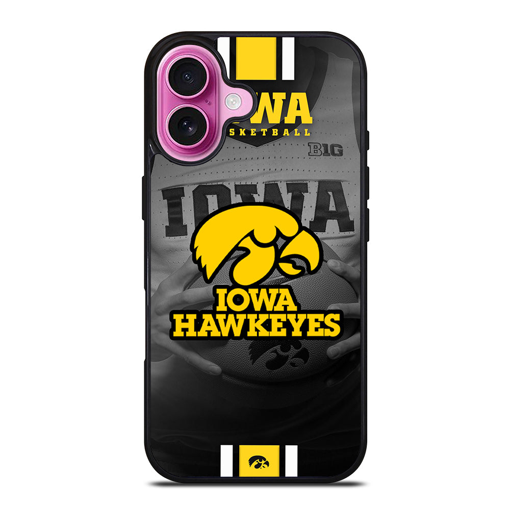 IOWA HAWKEYES LOGO iPhone 16 Plus Case Cover