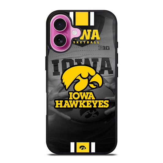 IOWA HAWKEYES LOGO iPhone 16 Plus Case Cover