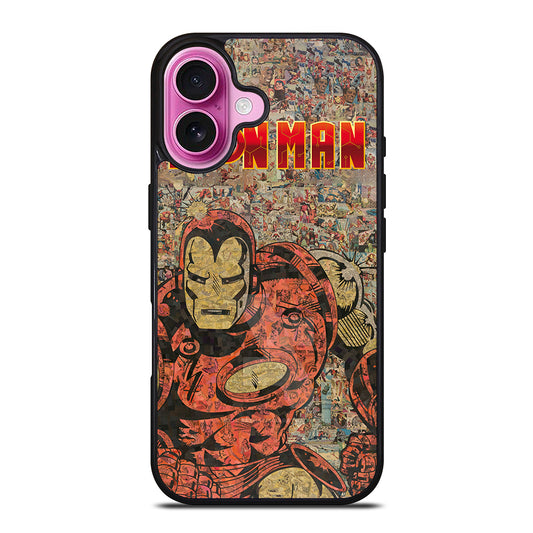 IRON MAN COMIC iPhone 16 Plus Case Cover