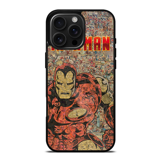 IRON MAN COMIC iPhone 16 Pro Max Case Cover